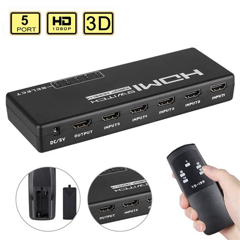 hdmi switch box with remote